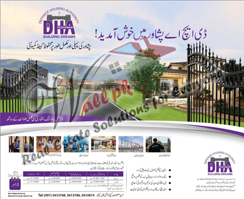 DHA Peshawar Payment Plan - Wall.pk