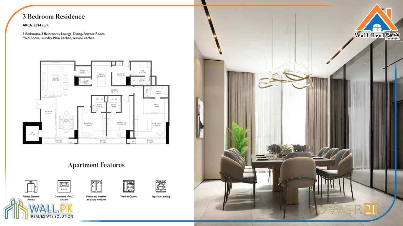 3 bed plan