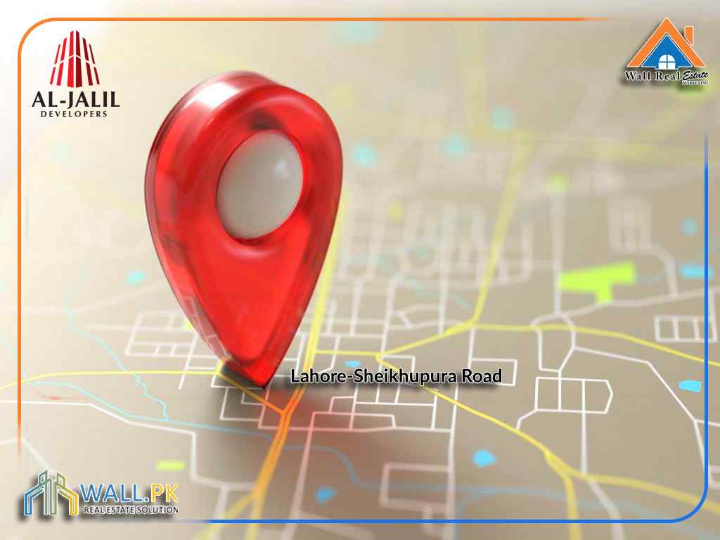 Al Jalil Garden Sheikhupura Location Map