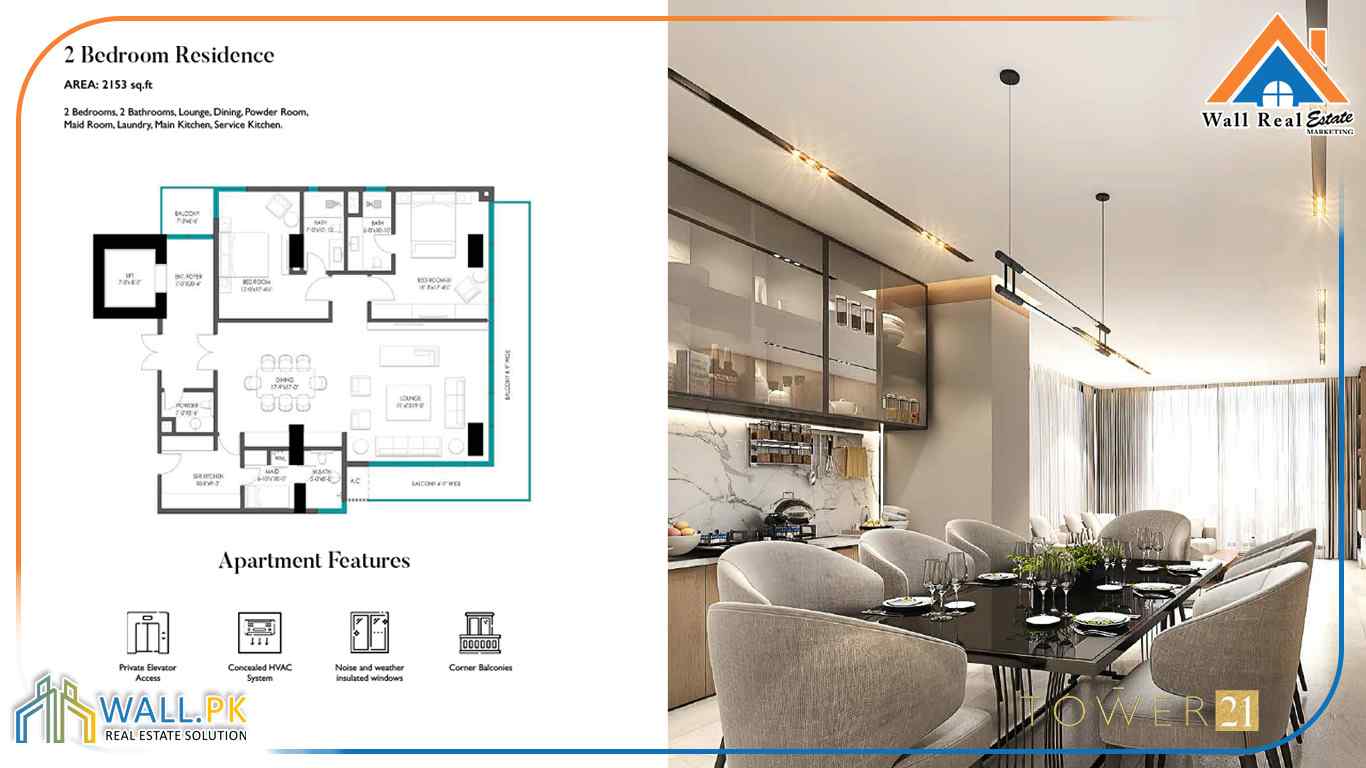 Bedroom Residence Plan 