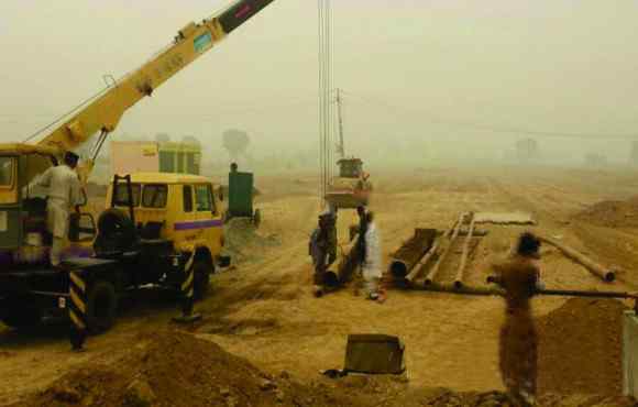 Blue Town Sapphire Multan Road Lahore Construction