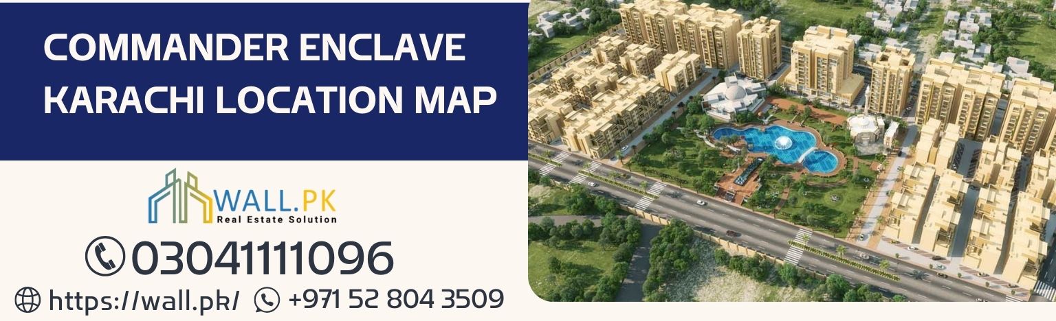 Commander Enclave Karachi Location Map