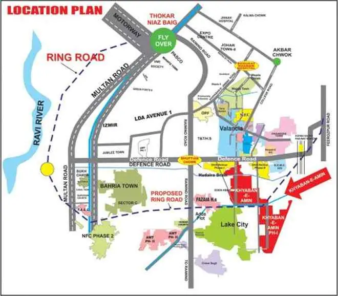 Khayaban e Amin Lahore — plots and inventory
