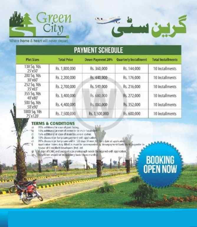Metro City Rawalpindi Payment Plan