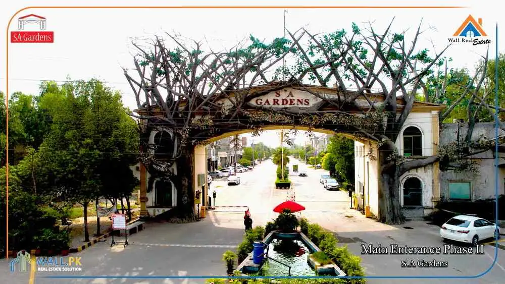 SA Gardens Lahore — sa gardens lahore location and access