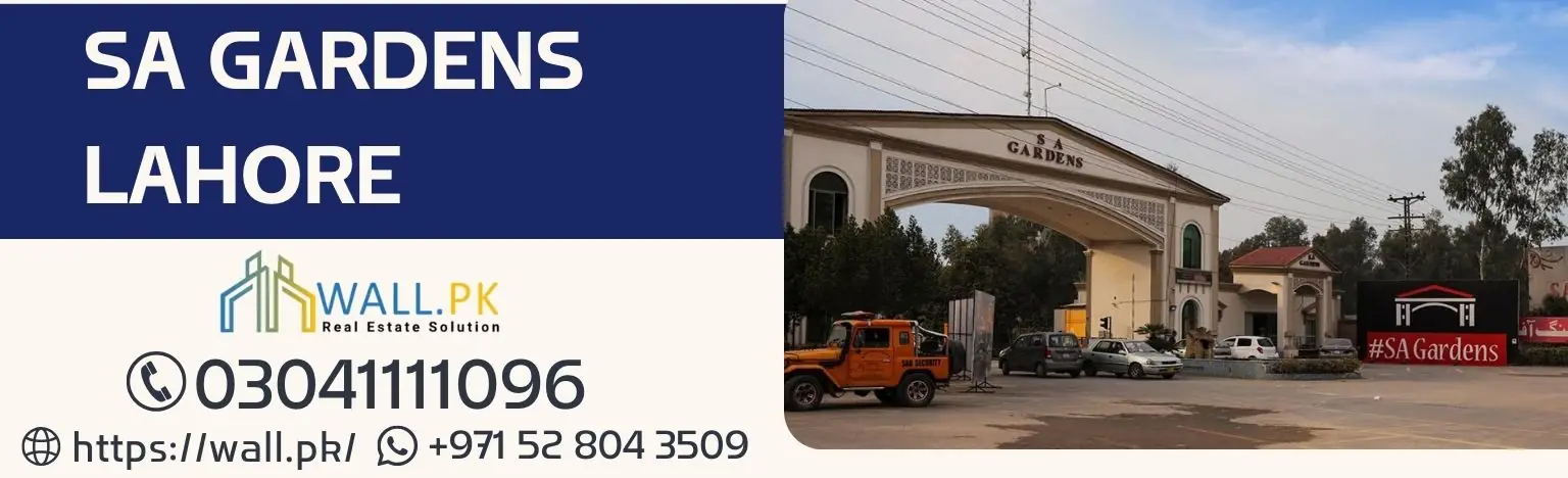 SA Gardens Lahore Payment Plan