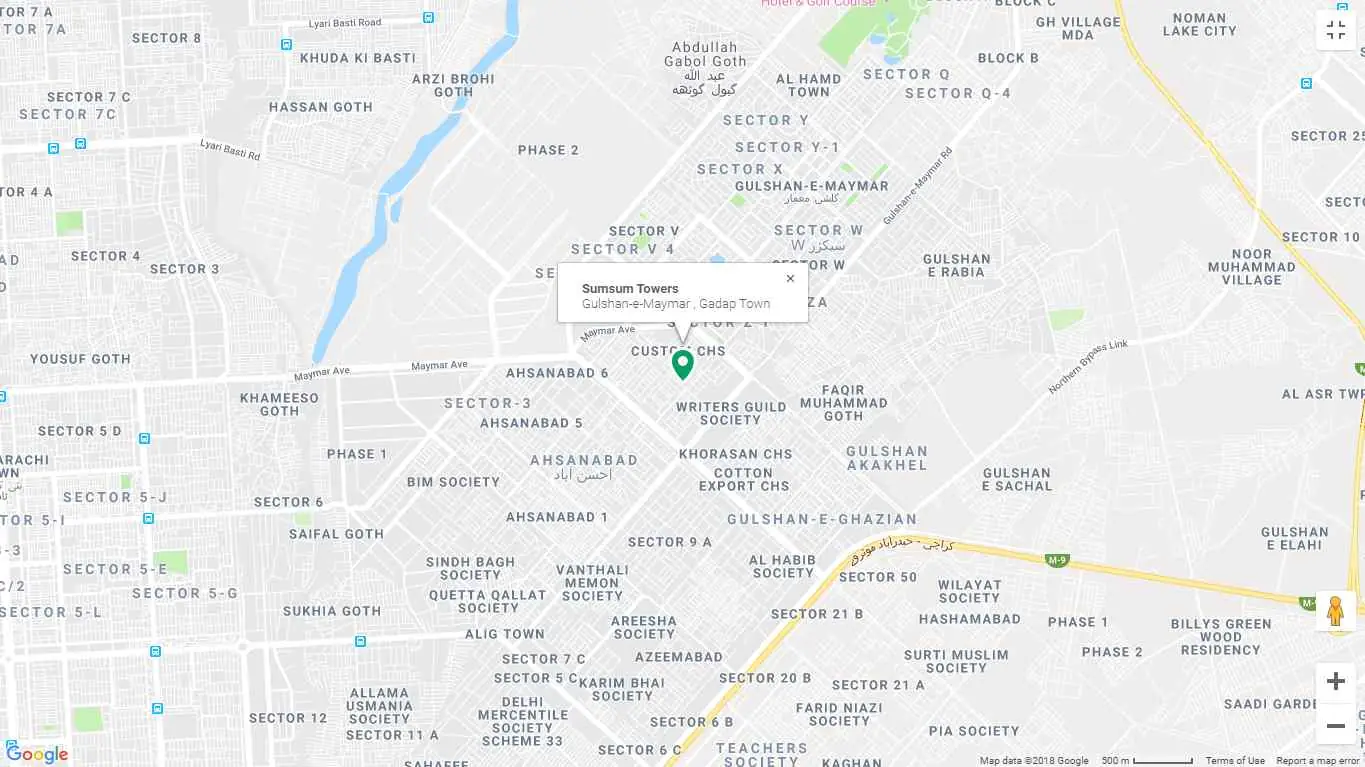 Sumsum Towers Karachi — inventory and unit sizes