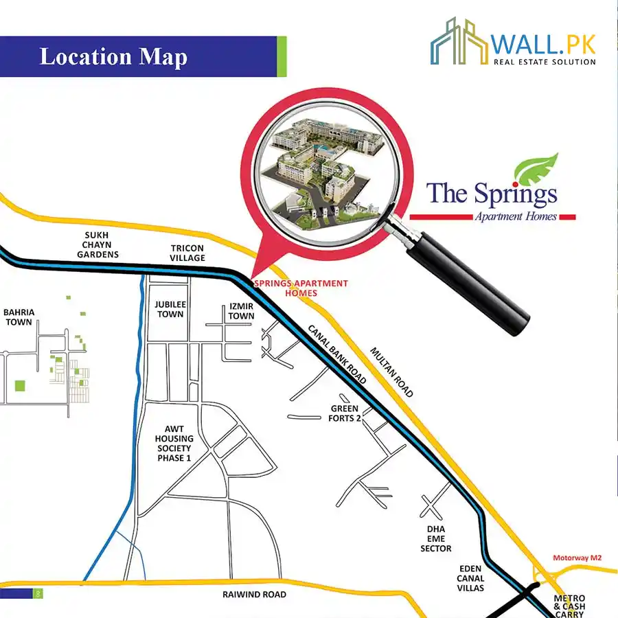 The Spring Apartments Location Map (1)