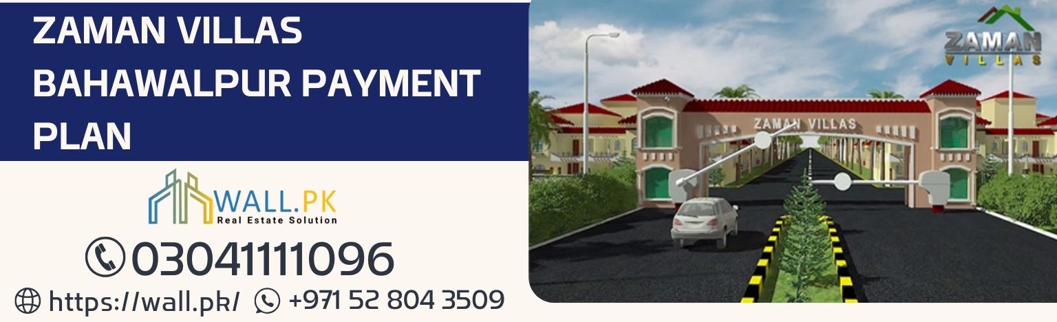 Zaman Villas Bahawalpur Payment Plan