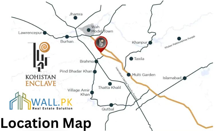 Kohistan Enclave Location Map